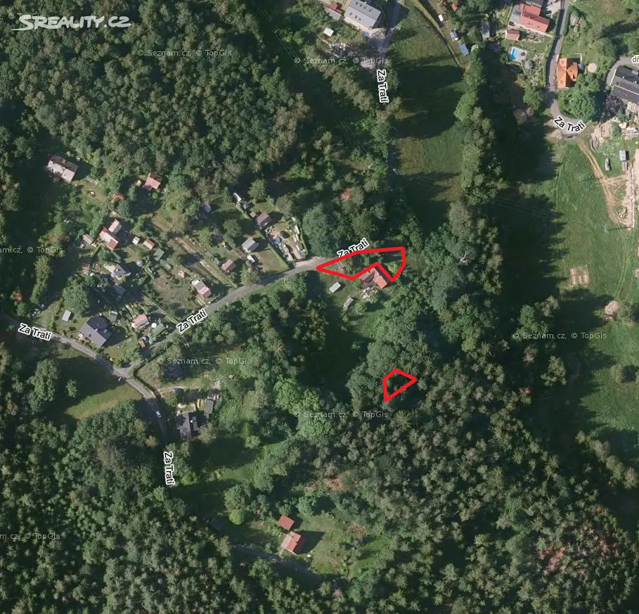Prodej  lesa 330 m², Liberec - Liberec-Vratislavice nad Nisou, okres Liberec