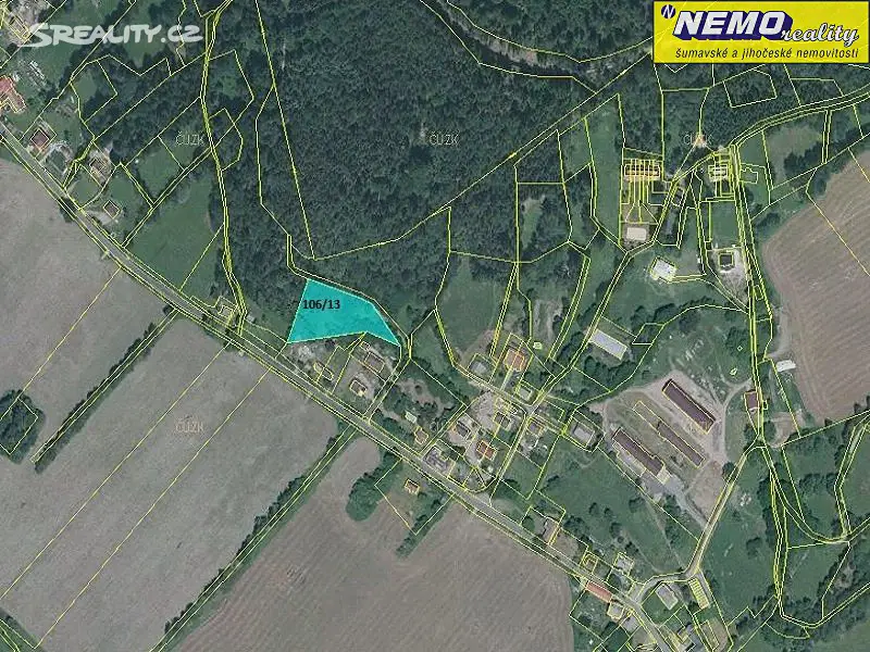 Prodej  pozemku 4 001 m², Lenora, okres Prachatice