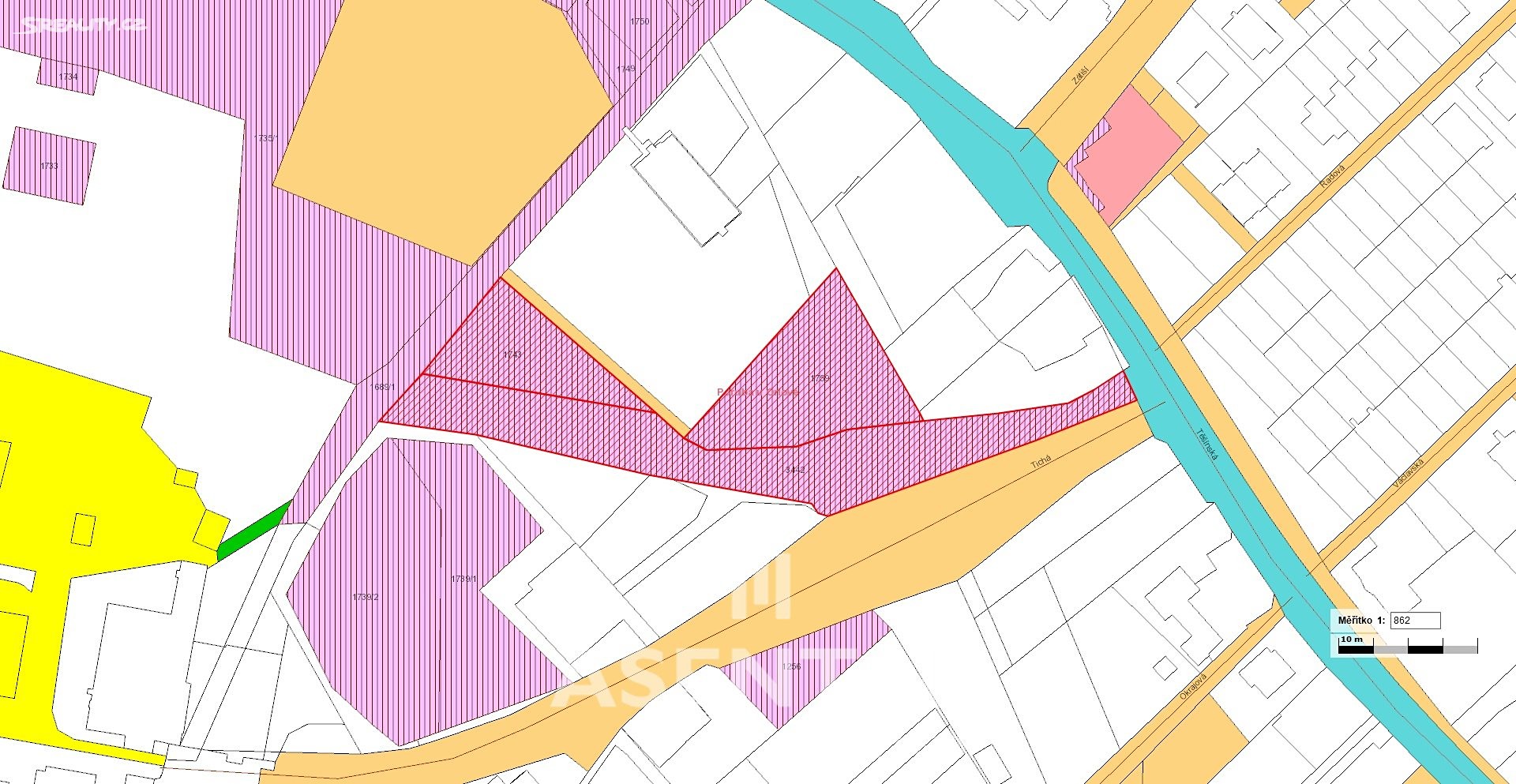 Prodej  pozemku 5 993 m², Orlová - Poruba, okres Karviná