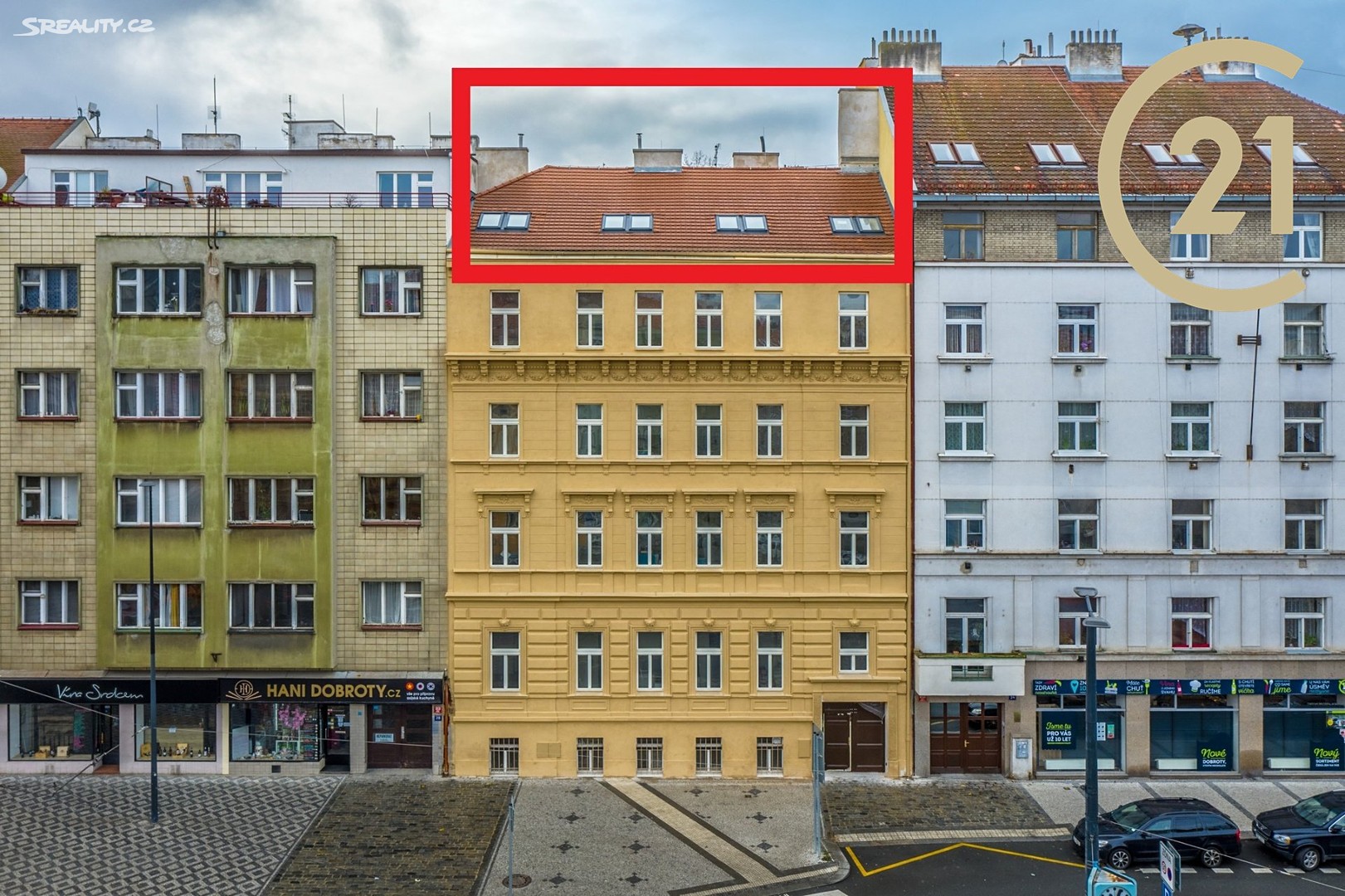 Pronájem bytu 4+1 120 m² (Podkrovní), Svatoslavova, Praha 4 - Nusle