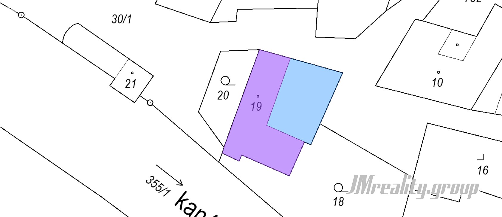 Prodej  stavebního pozemku 724 m², Krhovice, okres Znojmo