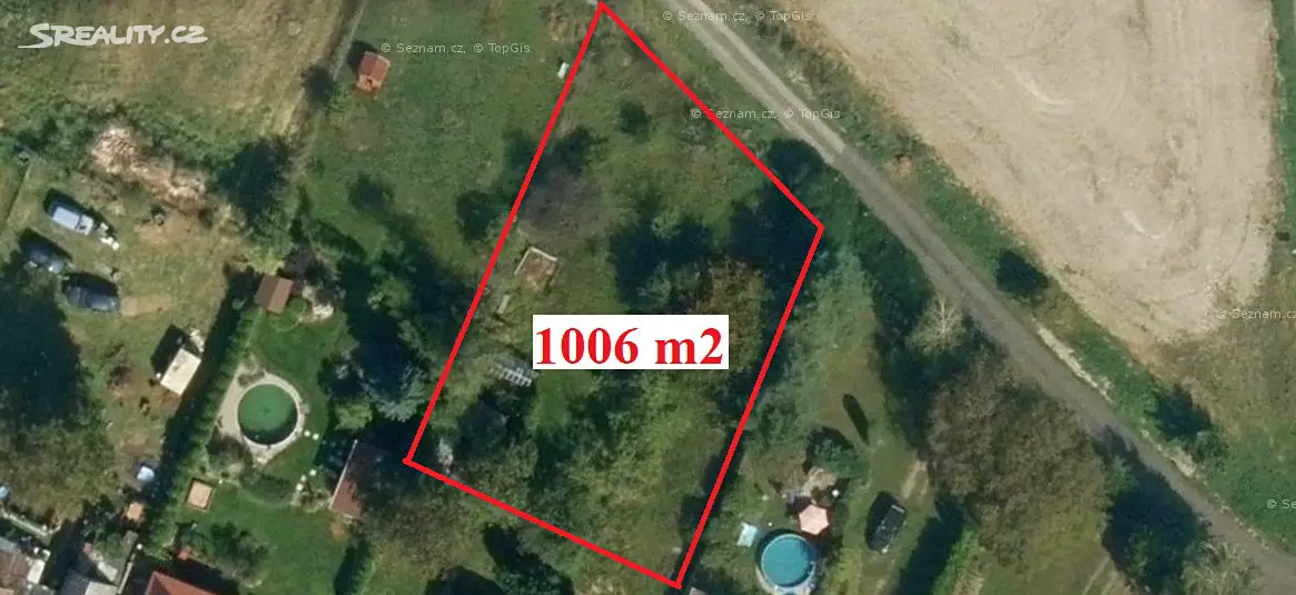 Prodej  stavebního pozemku 1 006 m², Zaječice, okres Chrudim
