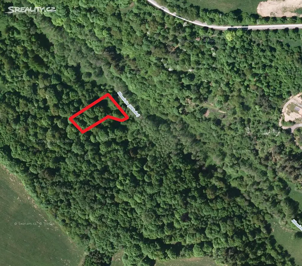 Prodej  lesa 466 m², Lipová, okres Prostějov
