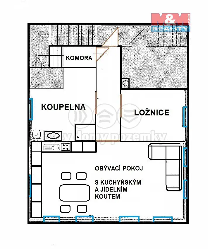 Pronájem bytu 2+kk 68 m², Karla Čapka, Jablonec nad Nisou