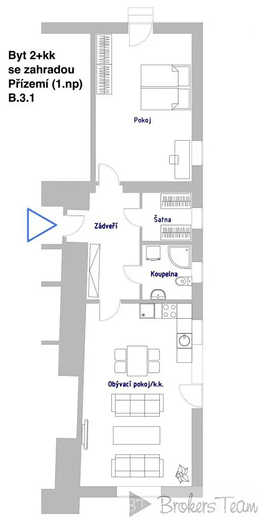 Pronájem bytu 2+kk 74 m², Pražská, Neratovice - Byškovice