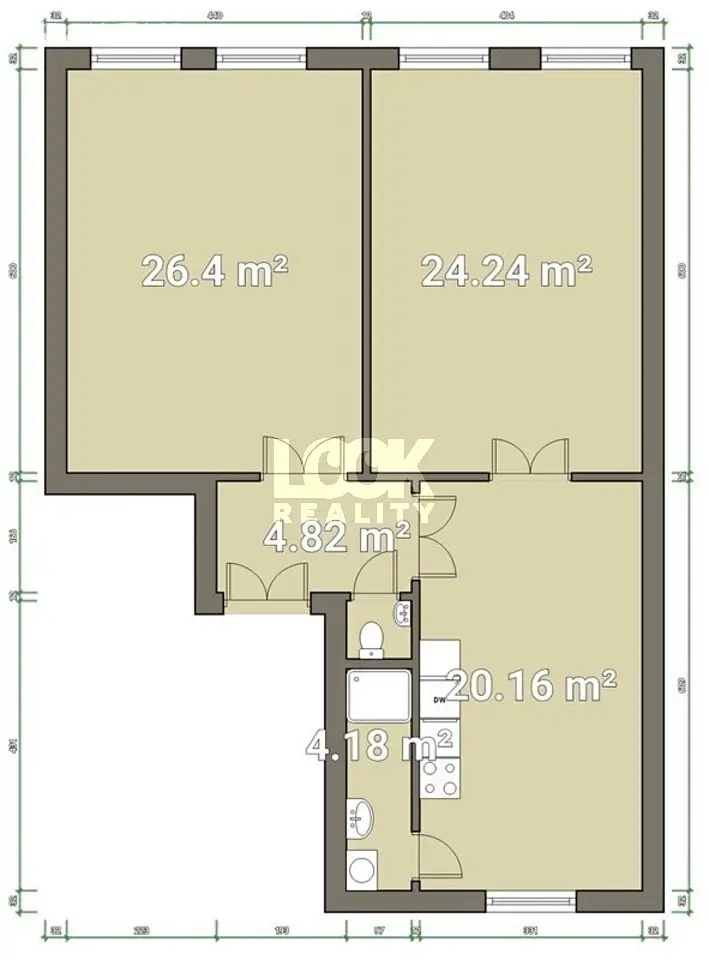 Pronájem bytu 3+kk 84 m², Rybalkova, Praha 10 - Vršovice