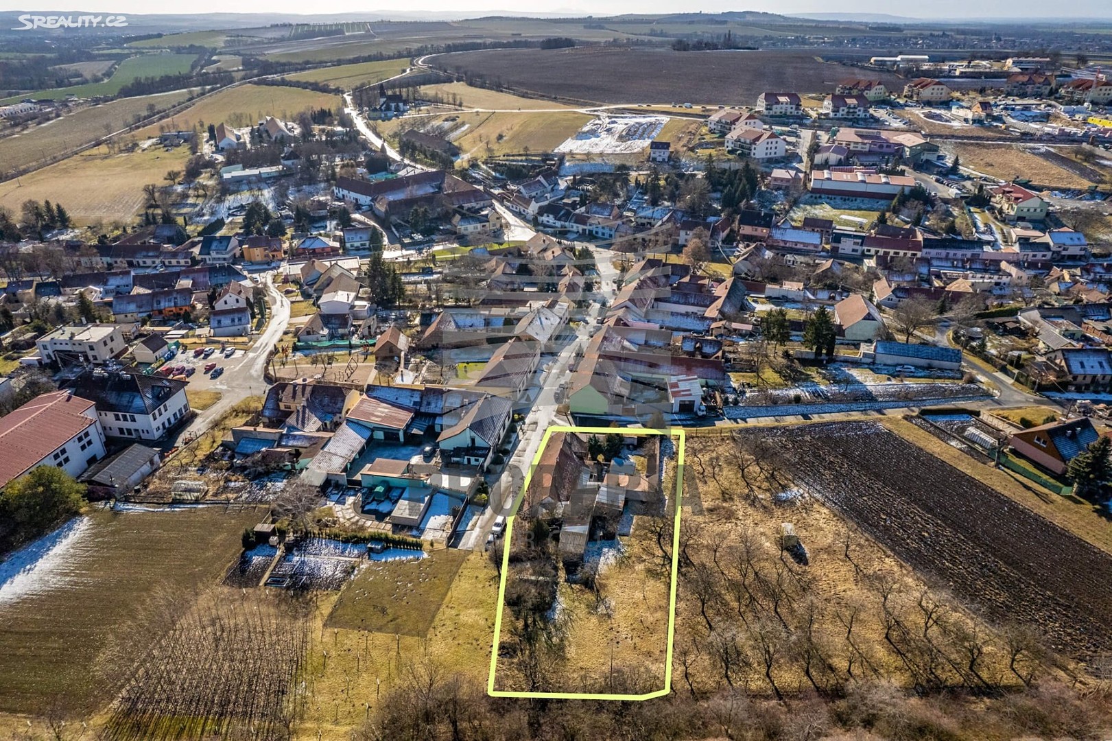 Prodej  stavebního pozemku 2 190 m², Holubice, okres Vyškov