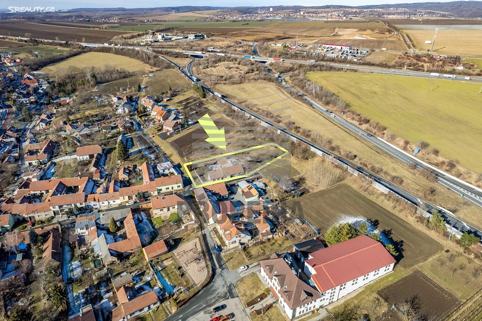 Prodej  stavebního pozemku 2 190 m², Holubice, okres Vyškov