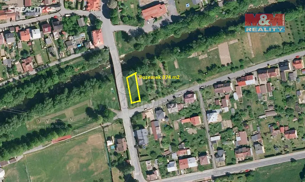 Prodej  stavebního pozemku 374 m², Janová, okres Vsetín