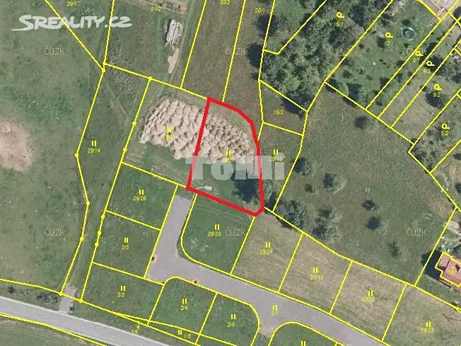 Prodej  stavebního pozemku 1 084 m², Ruprechtov, okres Vyškov