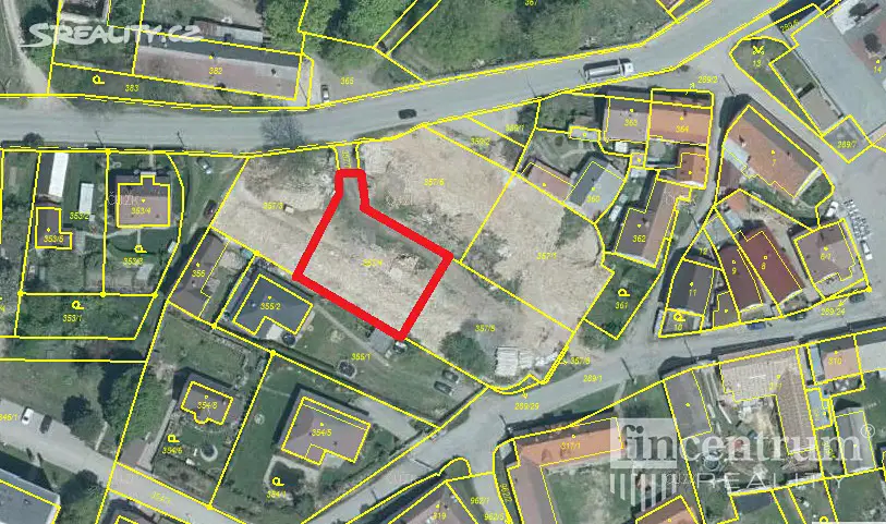 Prodej  stavebního pozemku 714 m², Větrný Jeníkov, okres Jihlava