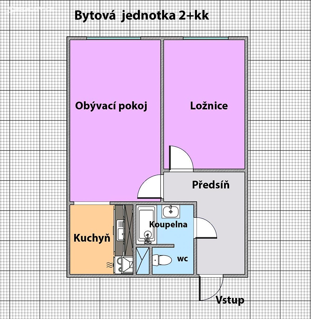 Pronájem bytu 2+kk 45 m², Chudenická, Praha 10 - Hostivař