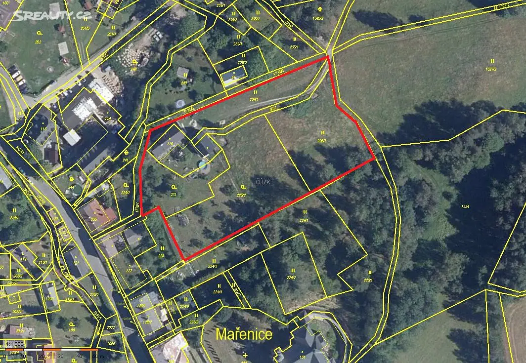 Prodej  rodinného domu 415 m², pozemek 7 556 m², Mařenice, okres Česká Lípa