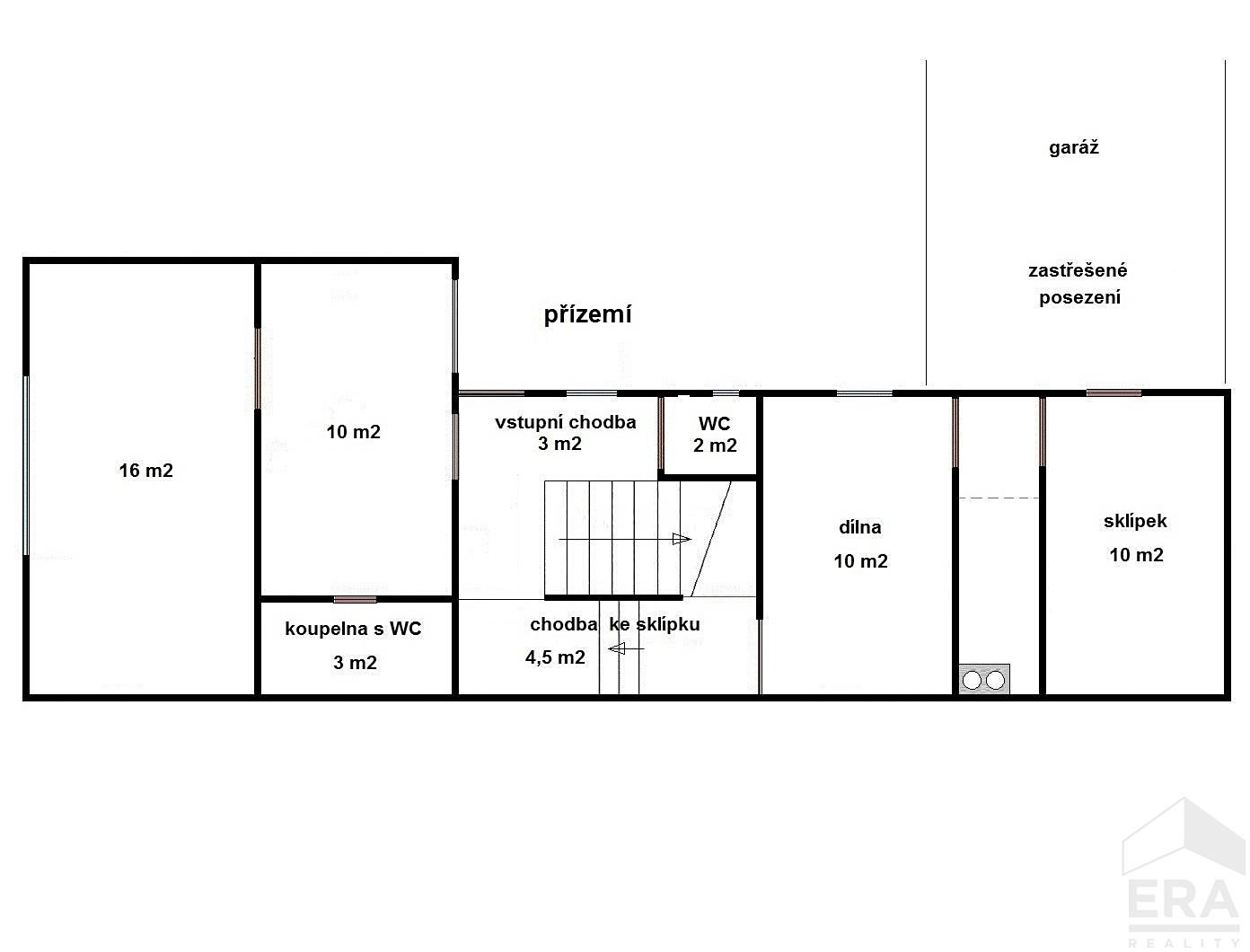 Prodej  vícegeneračního domu 130 m², pozemek 235 m², Vrchlického, Rájec-Jestřebí - Jestřebí