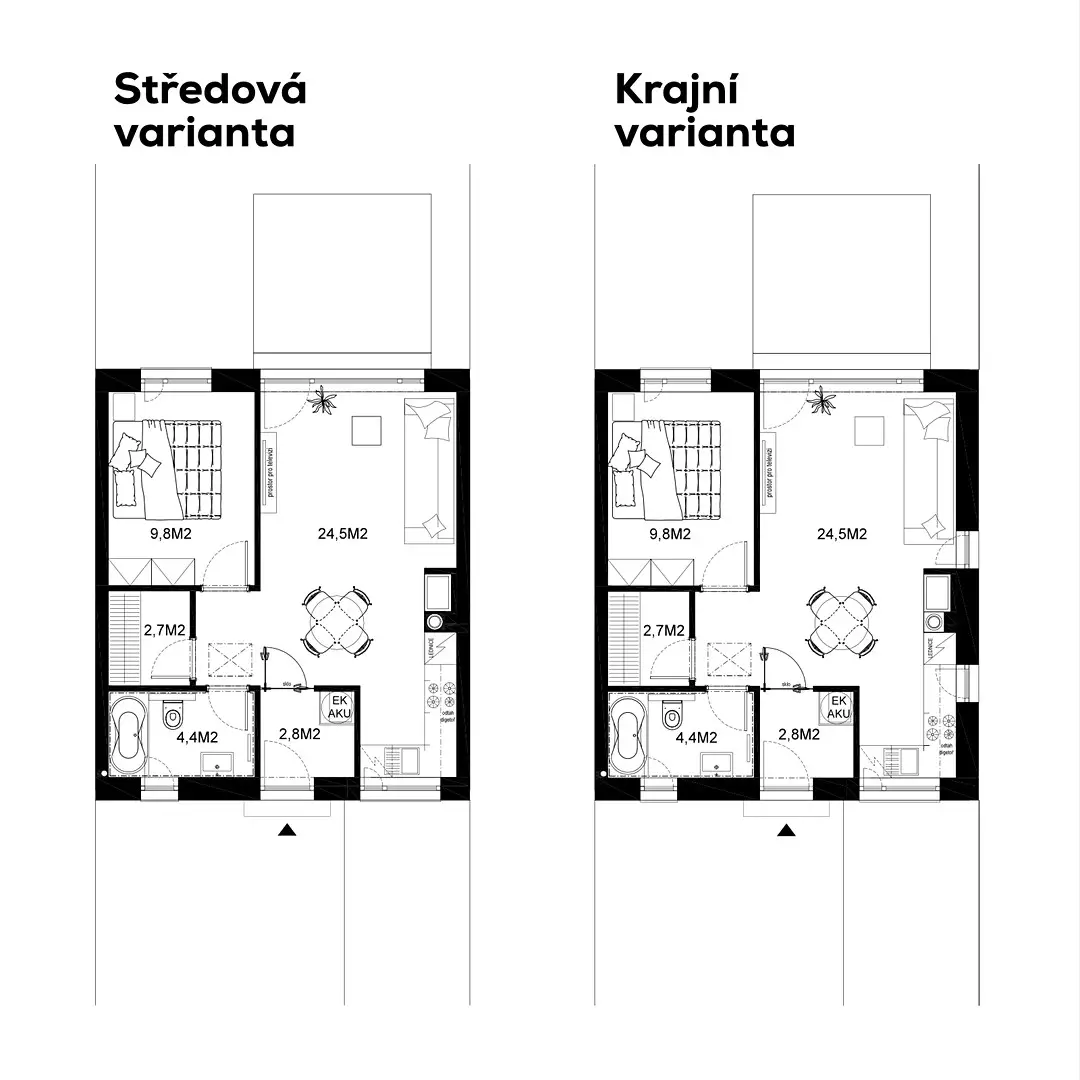 Pronájem bytu 2+kk 63 m², Na Vyhlídce, Petřvald