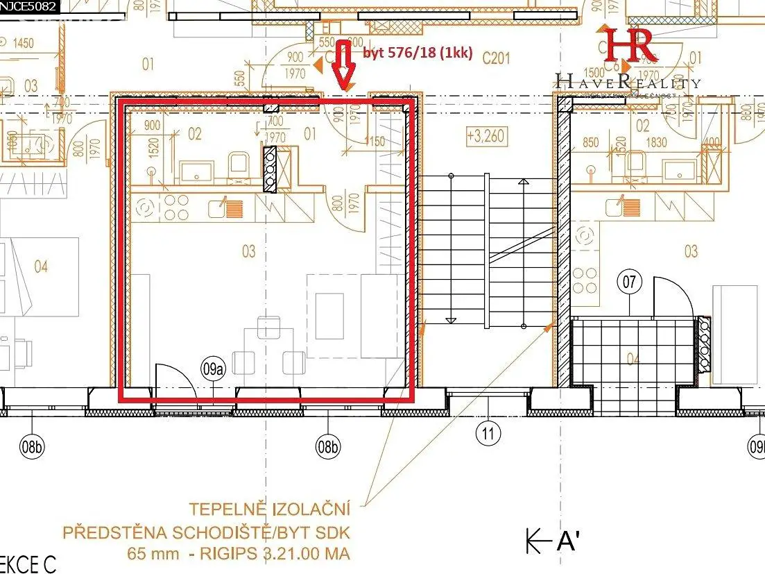 Prodej bytu 1+kk 32 m², Višňová, Milovice - Mladá