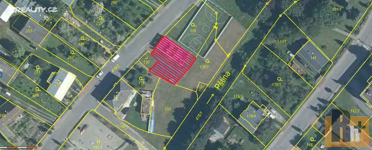 Prodej  stavebního pozemku 326 m², Třebom, okres Opava