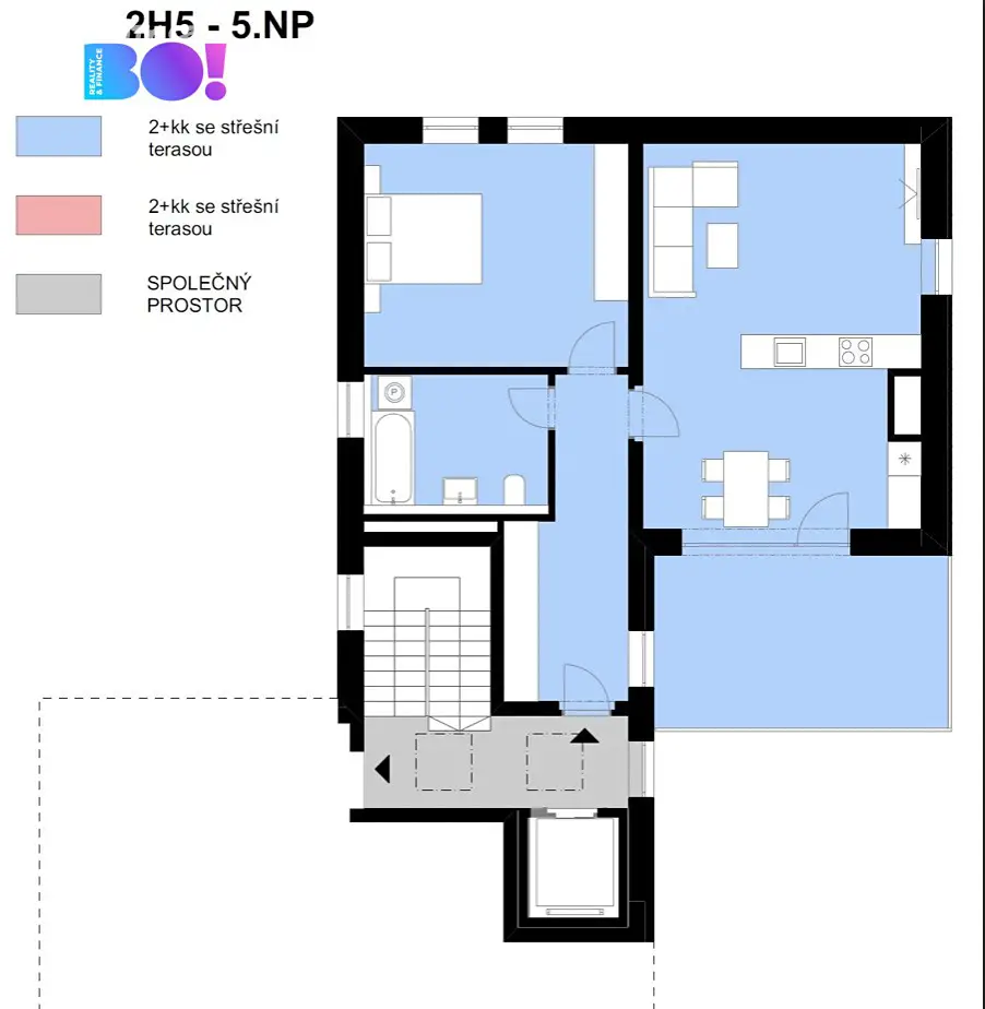 Pronájem bytu 2+kk 87 m², Písečná, Rožnov pod Radhoštěm