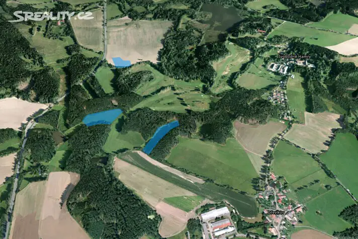 Prodej  pozemku 27 668 m², Vysočina - Dřevíkov, okres Chrudim