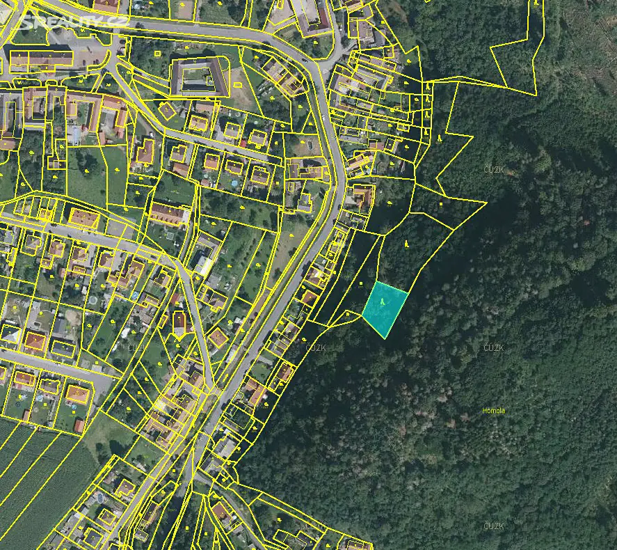 Prodej  lesa 838 m², Biskupice, okres Svitavy