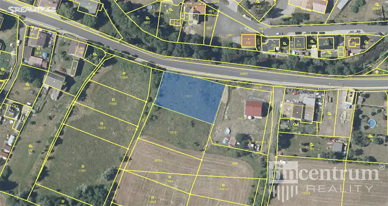 Prodej  stavebního pozemku 1 306 m², Hroznětín, okres Karlovy Vary