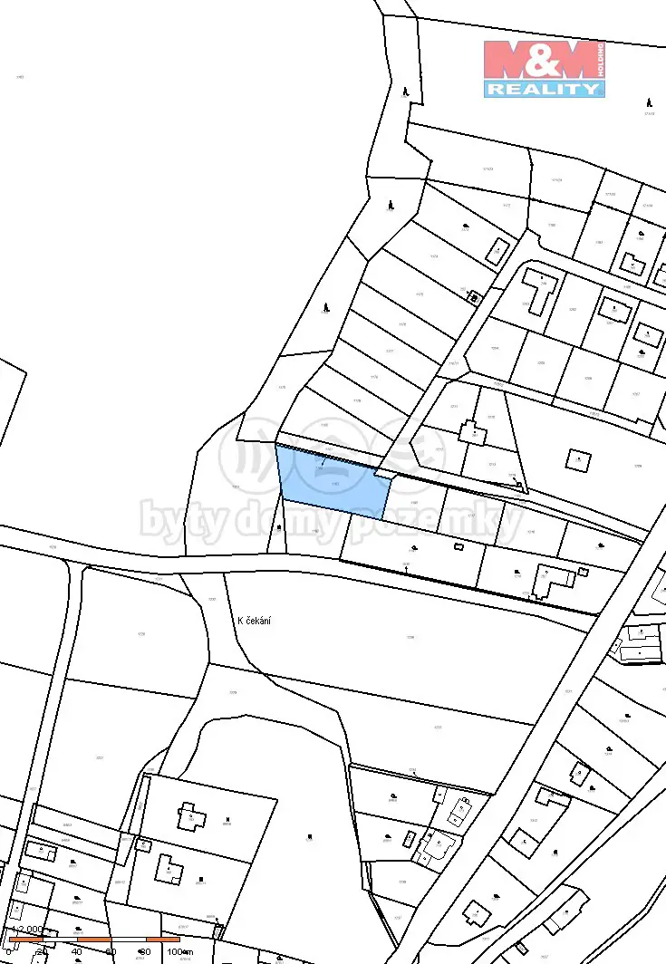Prodej  stavebního pozemku 1 837 m², Zavidov, okres Rakovník