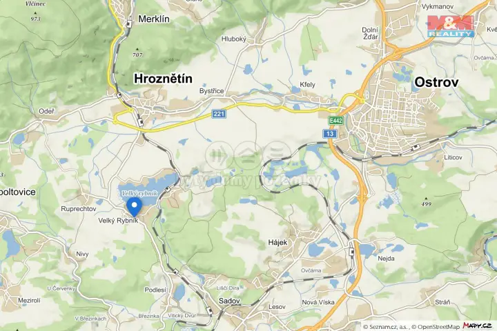 Velký Rybník, Hroznětín, Karlovy Vary