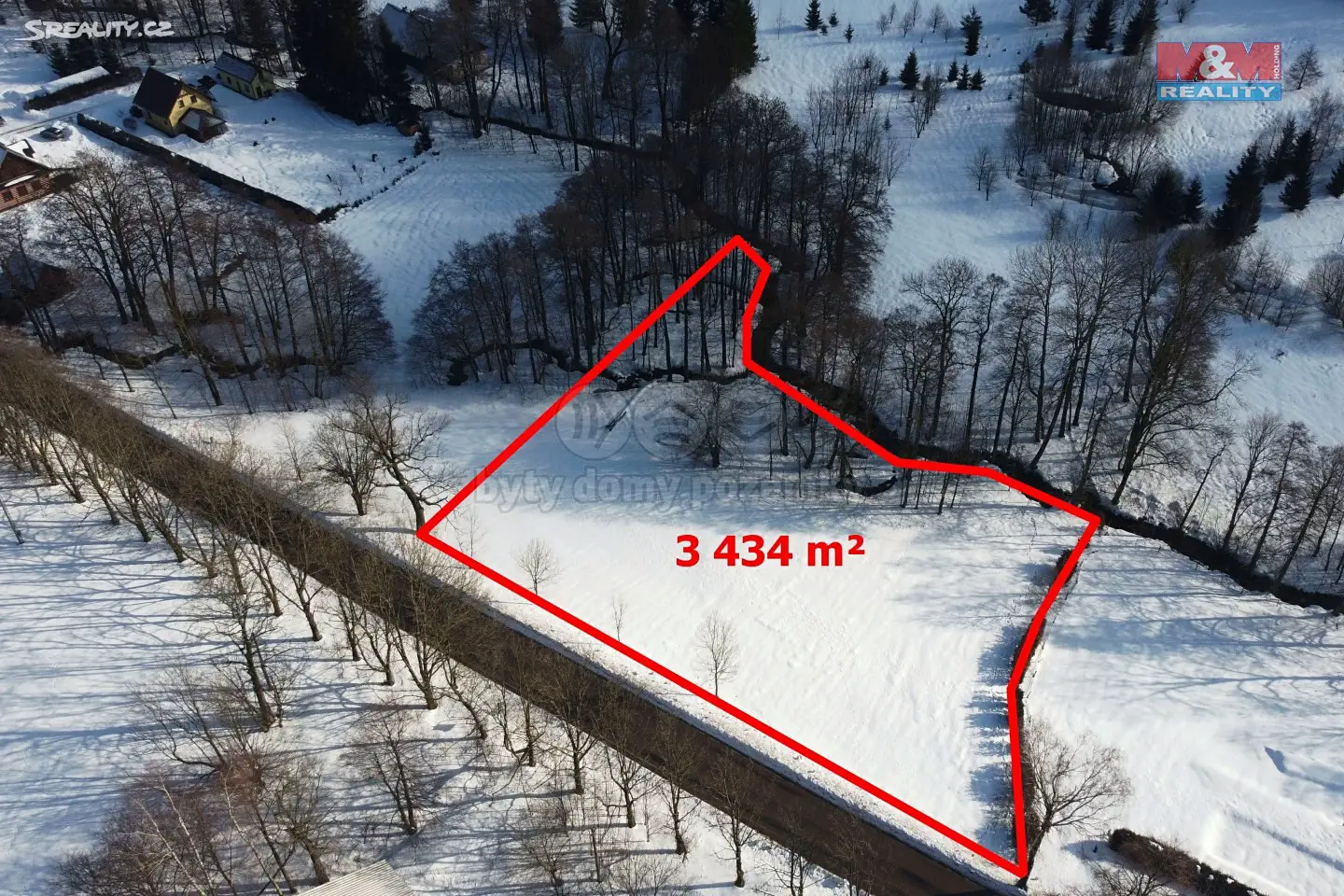 Prodej  stavebního pozemku 3 434 m², Rokytnice v Orlických horách, okres Rychnov nad Kněžnou