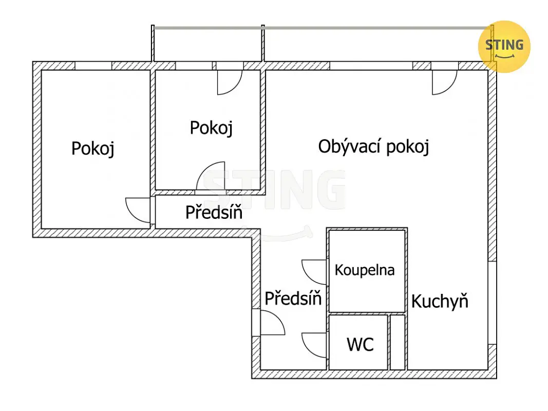 Prodej bytu 3+kk 62 m², Kubánská, Ostrava - Poruba