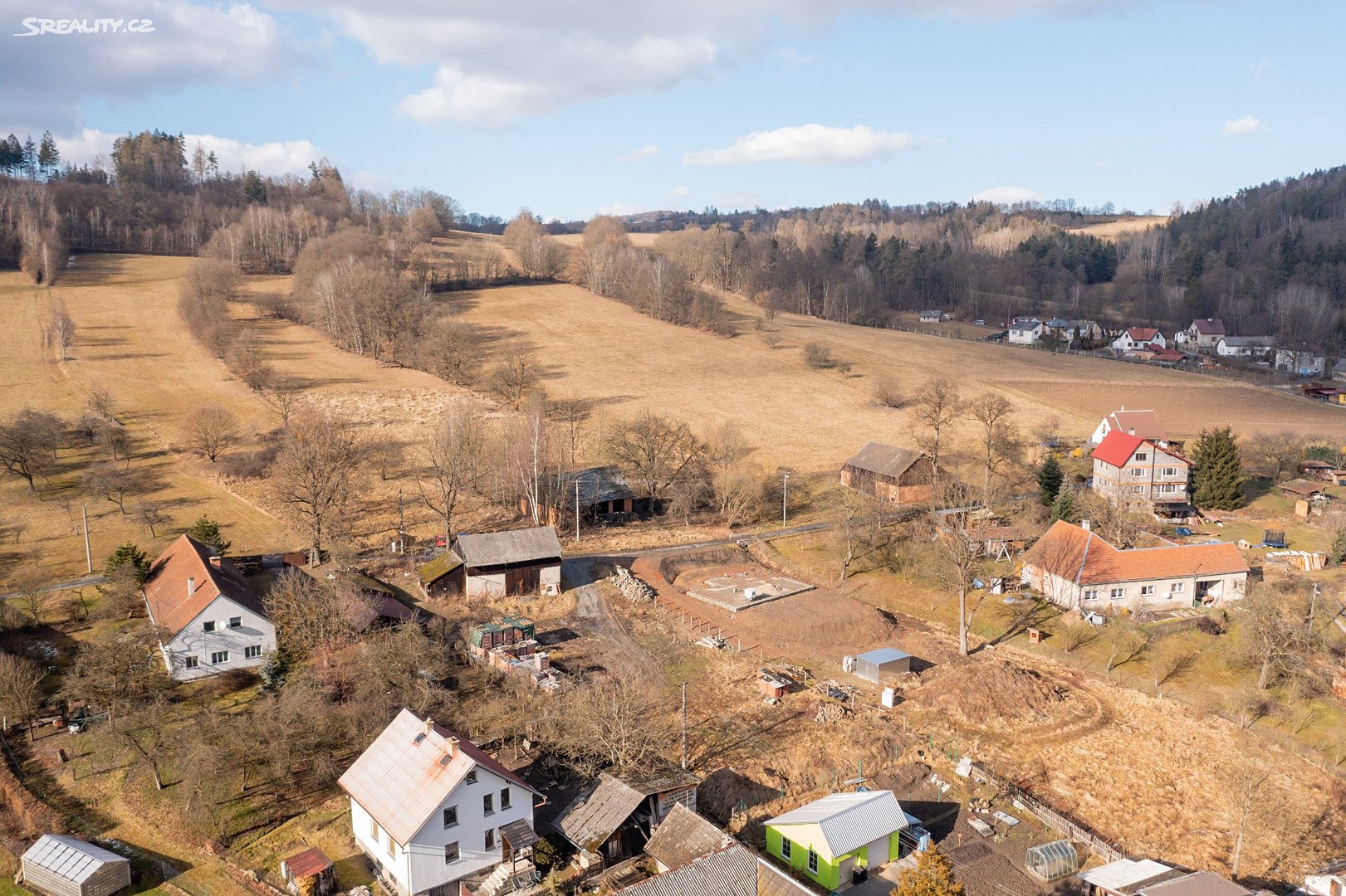 Prodej  stavebního pozemku 1 843 m², Zábřeh - Hněvkov, okres Šumperk