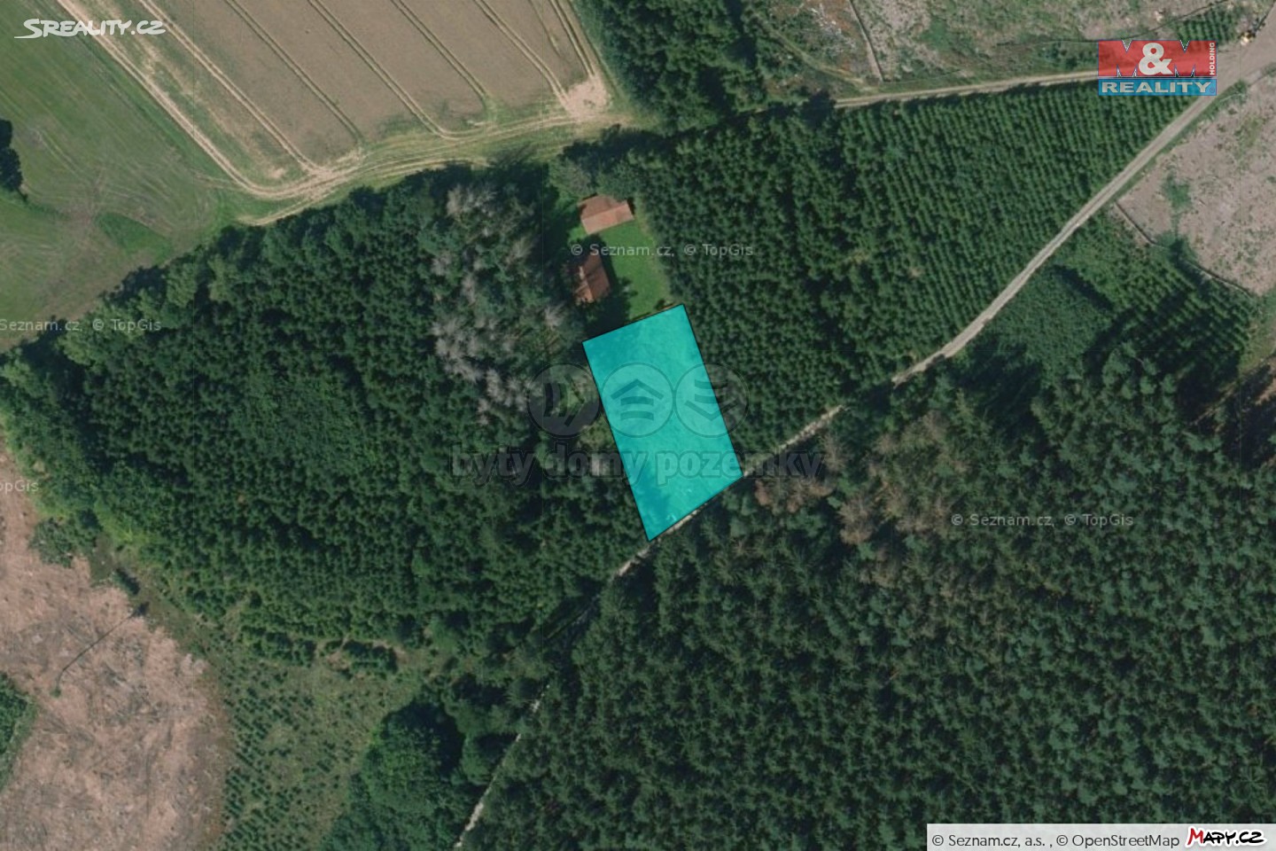 Prodej  zahrady 1 713 m², Dolní Kralovice - Vraždovy Lhotice, okres Benešov