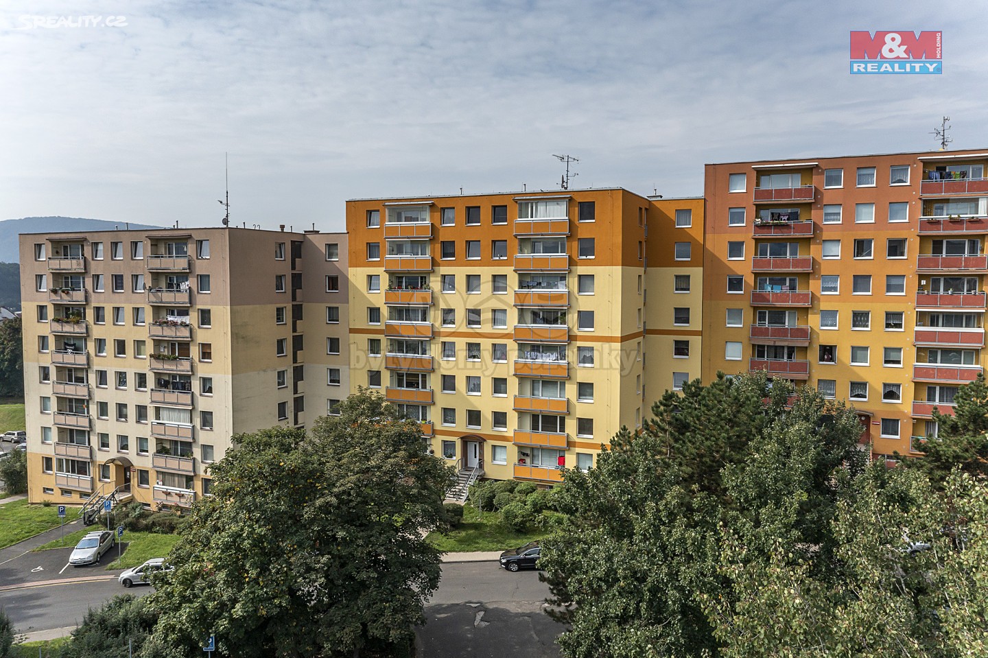 Pronájem bytu 1+kk 31 m², V Oblouku, Ústí nad Labem - Krásné Březno