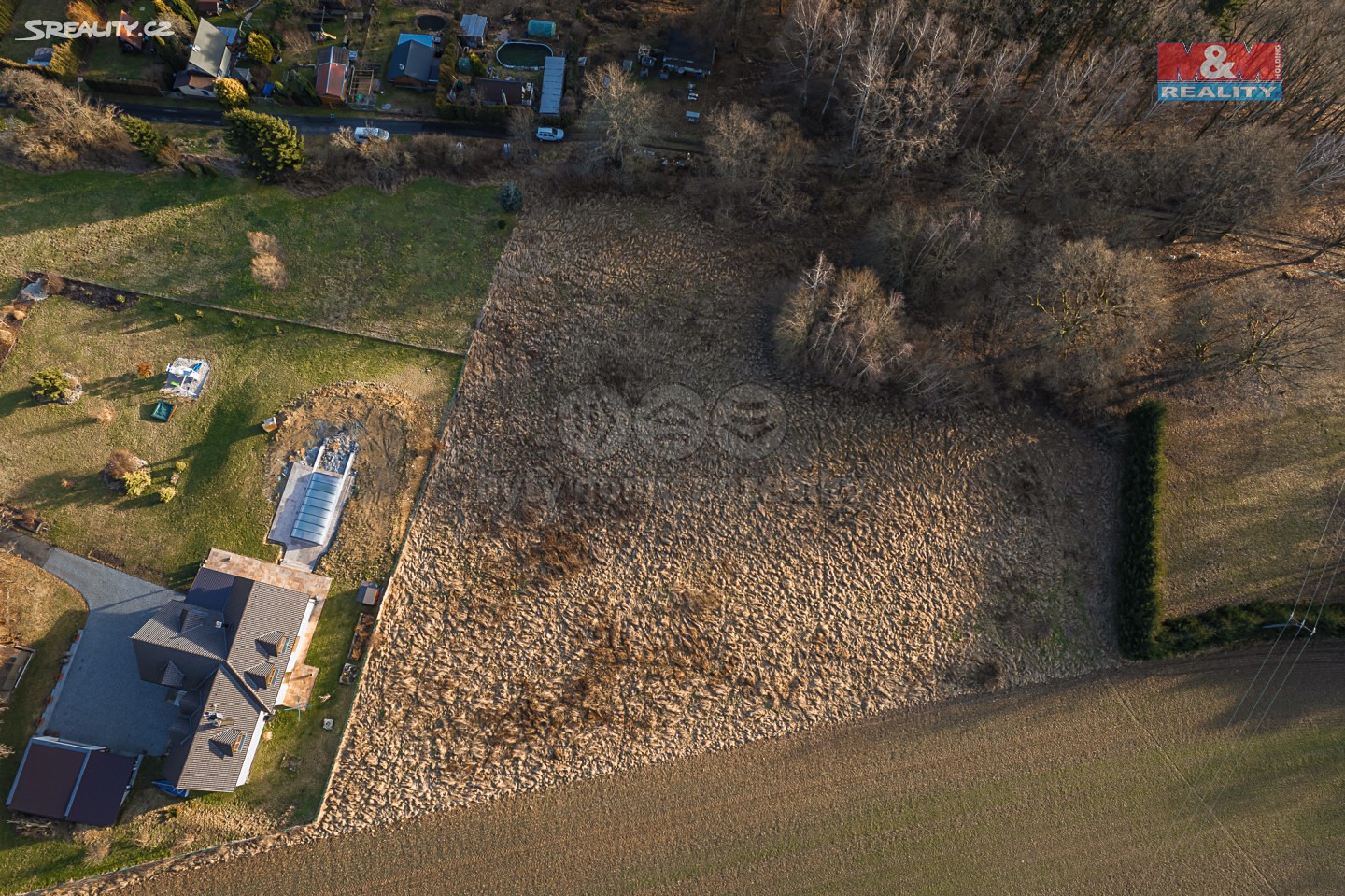Prodej  stavebního pozemku 3 411 m², Cheb - Bříza, okres Cheb