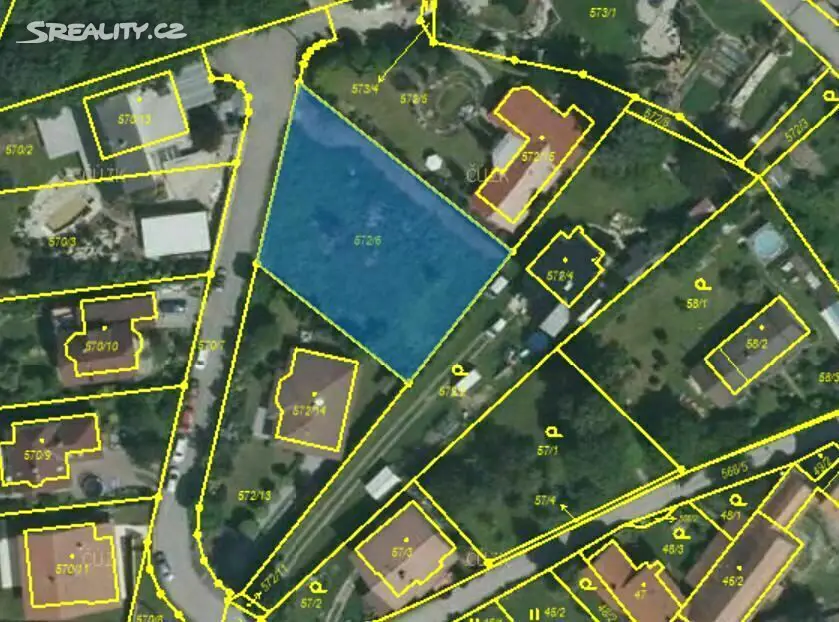Prodej  stavebního pozemku 1 215 m², Doubravice, okres České Budějovice