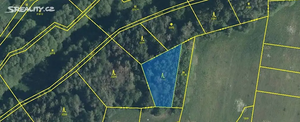 Prodej  lesa 6 750 m², Slabce - Rousínov, okres Rakovník