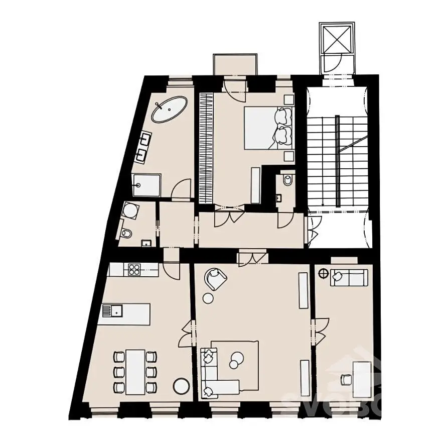 Pronájem bytu 3+1 123 m², Na struze, Praha 1 - Nové Město