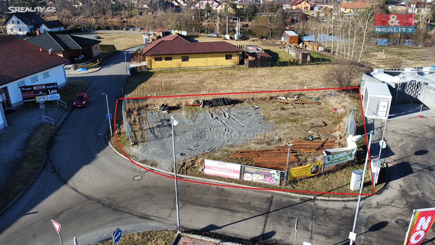 Prodej  komerčního pozemku 626 m², Planá nad Lužnicí, okres Tábor
