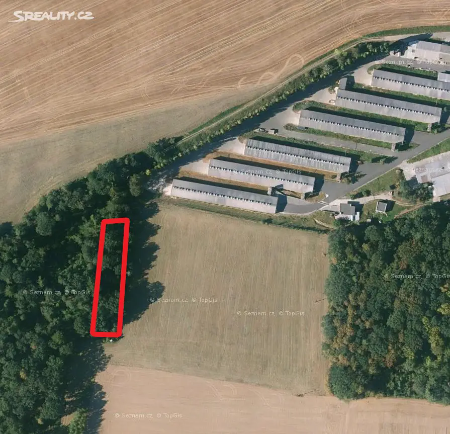Prodej  lesa 207 m², Opava - Komárov, okres Opava