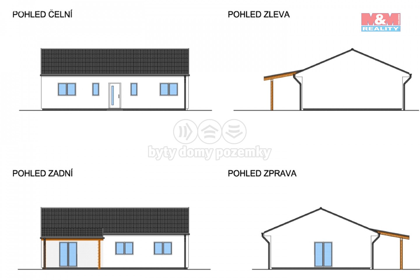 Prodej  rodinného domu 95 m², pozemek 1 099 m², Netvořice - Dunávice, okres Benešov