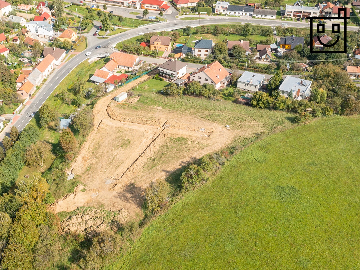 Prodej  stavebního pozemku 783 m², Hřivínův Újezd, okres Zlín