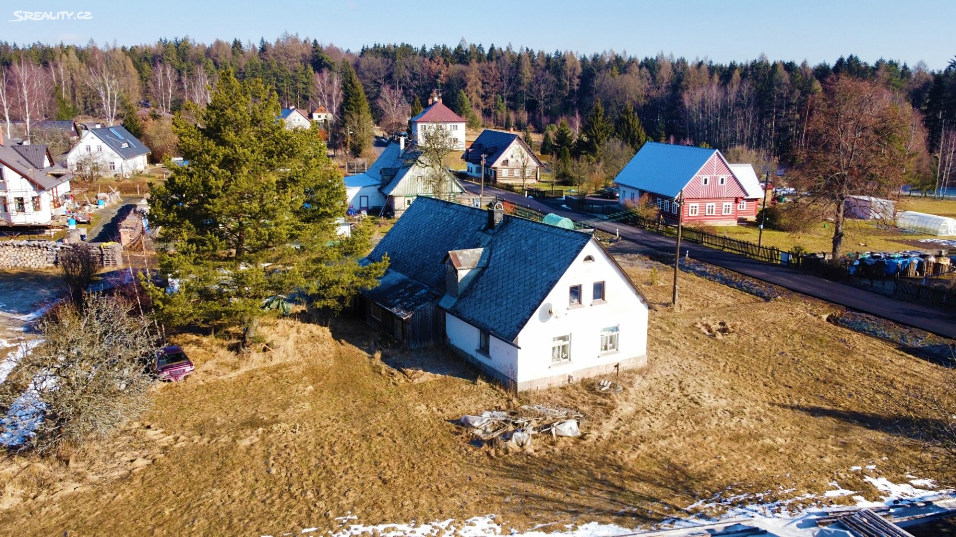 Prodej  stavebního pozemku 5 764 m², Mostek - Zadní Mostek, okres Trutnov