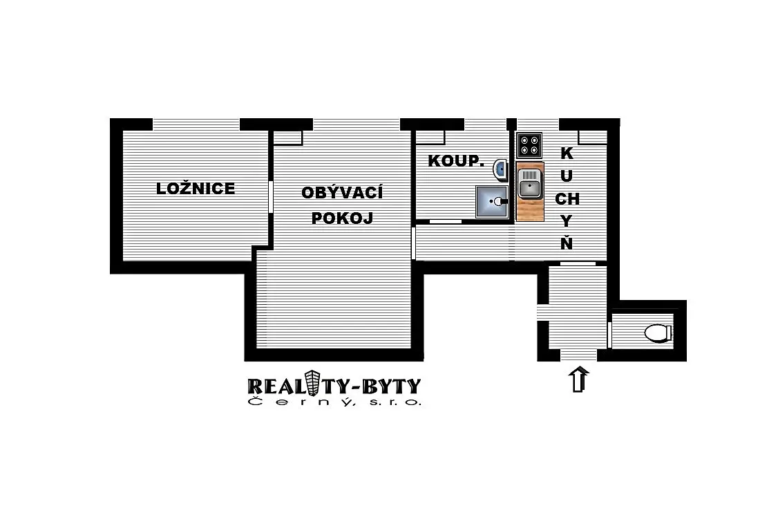 Pronájem bytu 2+1 57 m², nám. Soukenné, Liberec - Liberec III-Jeřáb