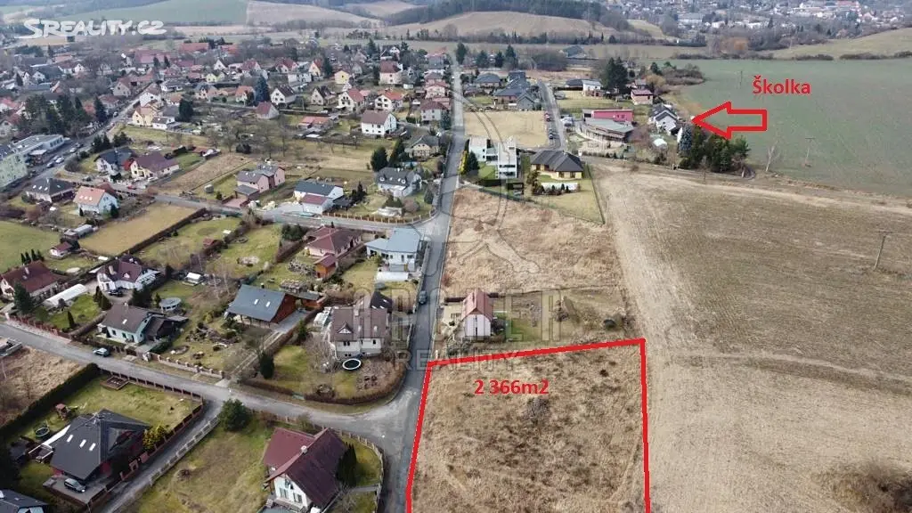 Prodej  stavebního pozemku 2 366 m², Mrač, okres Benešov