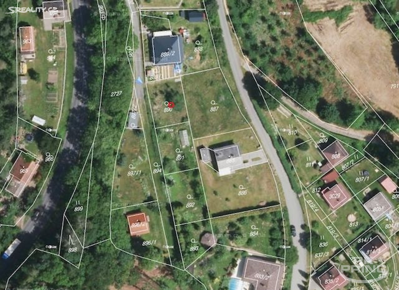 Prodej  stavebního pozemku 293 m², Zruč nad Sázavou, okres Kutná Hora