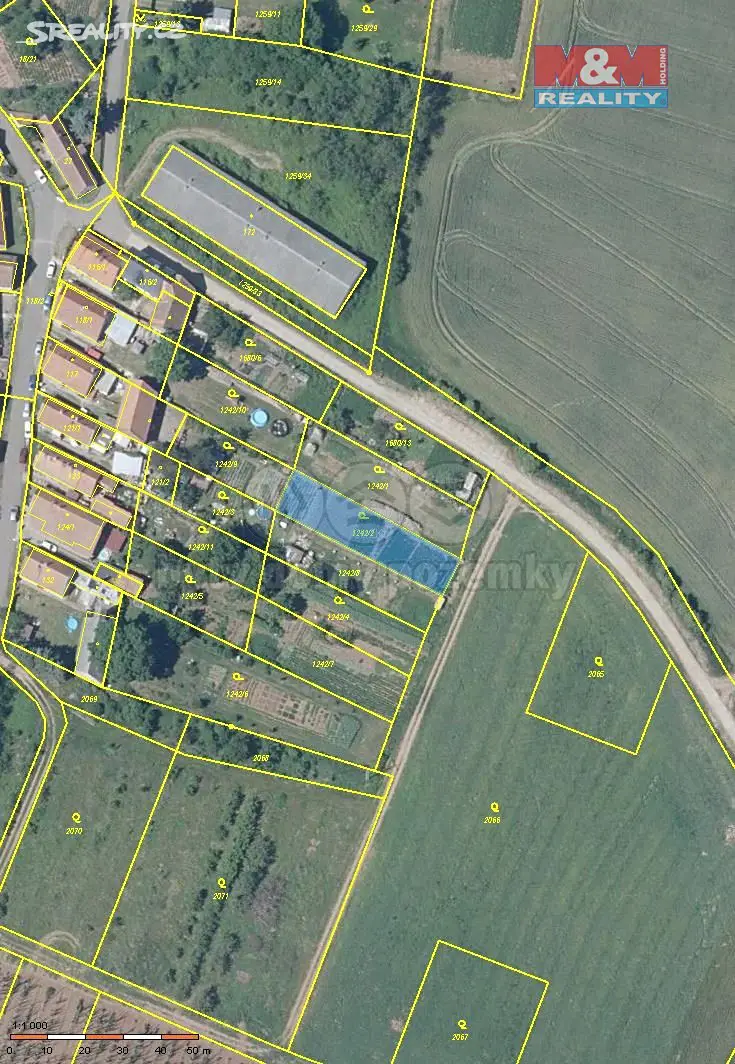 Prodej  zahrady 558 m², Měcholupy - Želeč, okres Louny