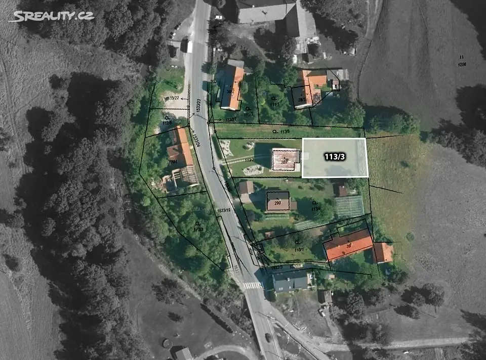 Prodej  zahrady 641 m², Životice u Nového Jičína, okres Nový Jičín
