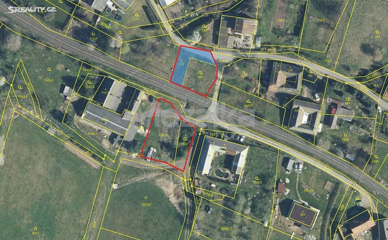 Prodej  stavebního pozemku 1 434 m², Linhartice, okres Svitavy