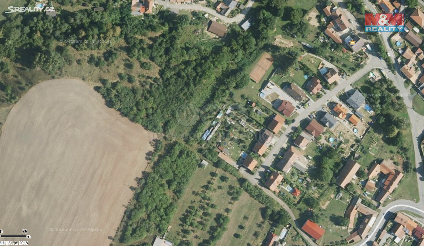 Prodej  stavebního pozemku 1 438 m², Nová Ves, okres Brno-venkov