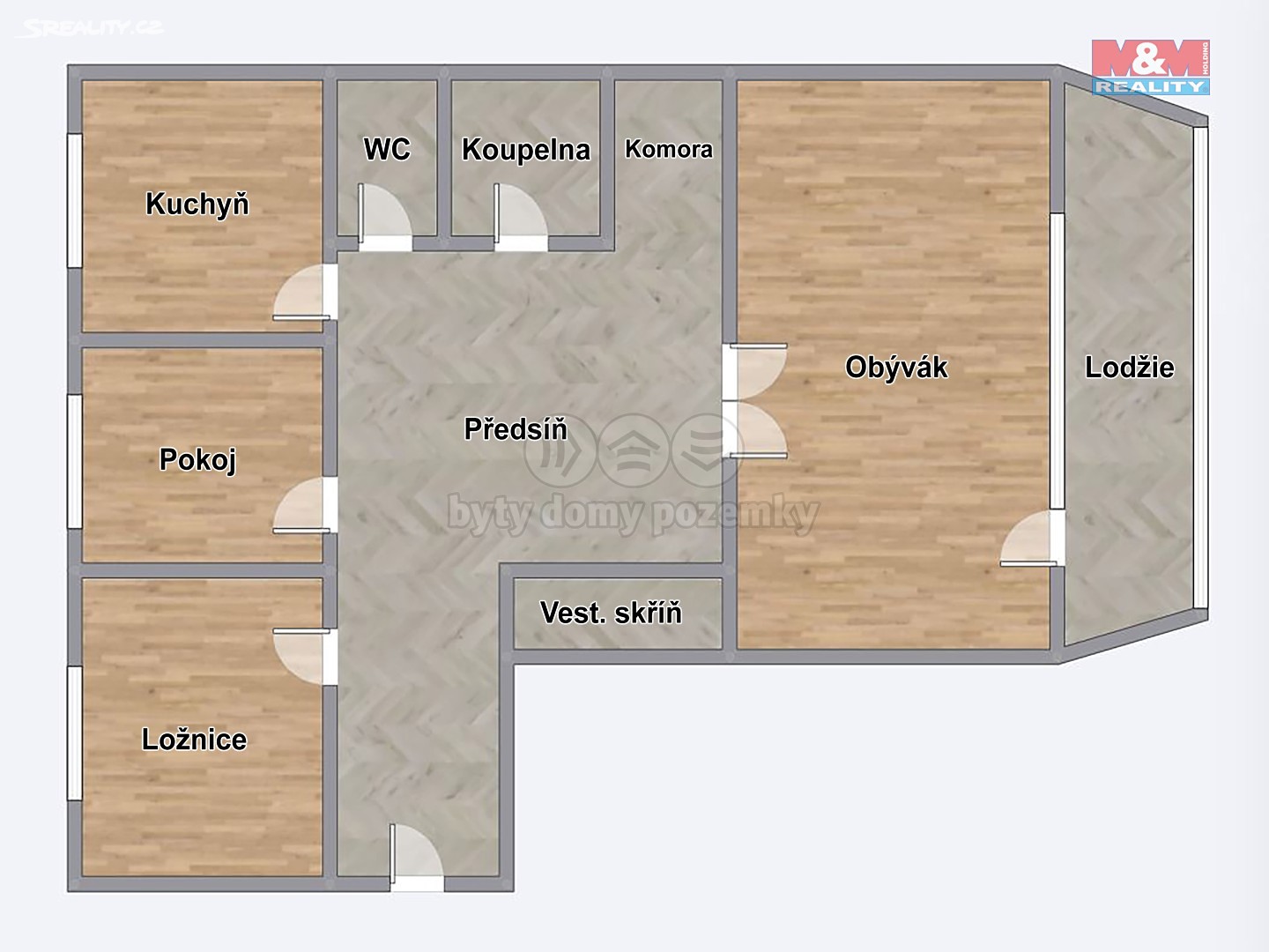 Prodej bytu 2+1 70 m², Masarykova třída, Orlová - Lutyně