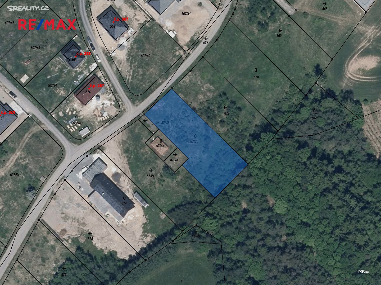 Prodej  stavebního pozemku 1 816 m², Bohutín, okres Příbram